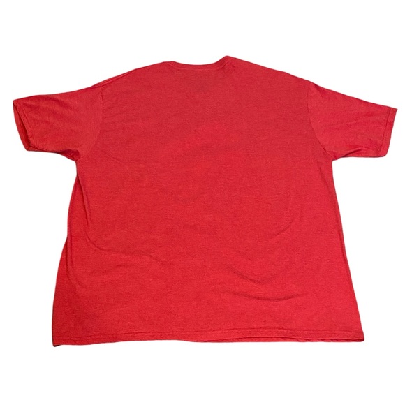 DC Comics The Flash Distressed Logo Lightning Bolt Red Tee Shirt Size 2XL EUC - Picture 3 of 4